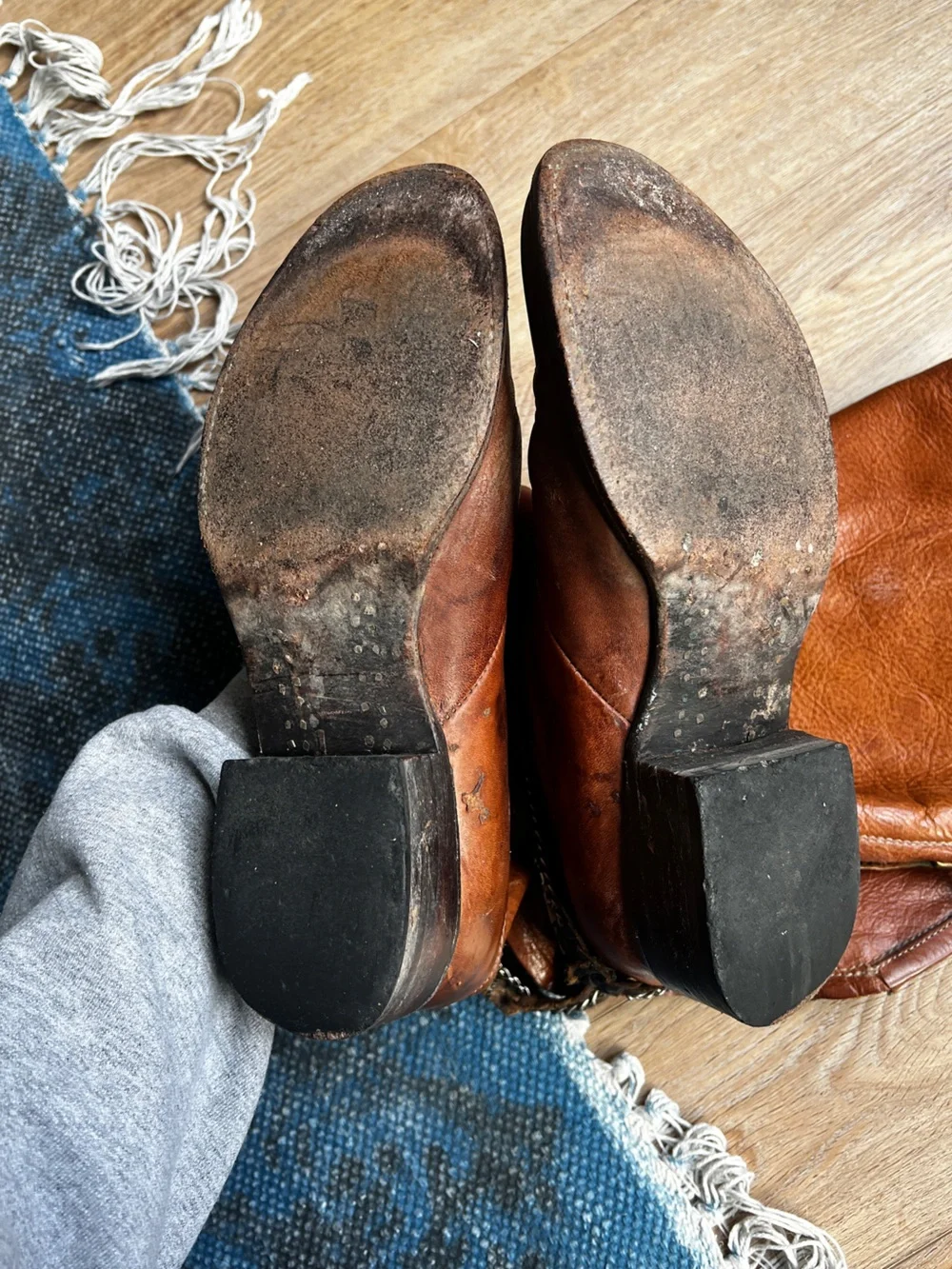 FREEBIRD by Steven Brek Tall Leather Boots - size 8 - Picture 2 of 6